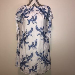 White and blue dress Size Small